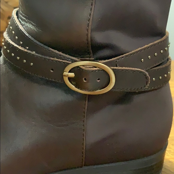 Bandolino brown Cassia boot leather and fabric - Picture 4 of 5